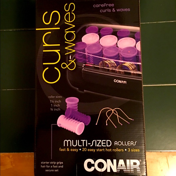 Con Air Multi-Sized Rollers - 20 Piece Set - Curls & Waves - Picture 1 of 4